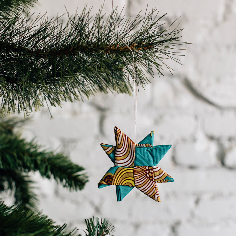 Fabric Star Ornament
